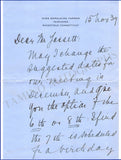 Farrar, Geraldine - Letter Archive 1938-1939