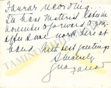 Farrar, Geraldine - Letter Archive 1938-1939