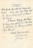 Farrar, Geraldine - Letter Archive 1938-1939