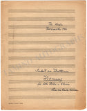 Westerman, Gerhart von - Autograph Score Signed 1946