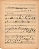 Westerman, Gerhart von - Autograph Score Signed 1946