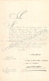 Antony King of Saxony - Adolphe Duke of Nassau - Set of 2 Letters Signed