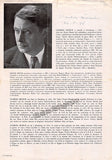 Neveu, Ginette - Much, Charles - Signed Program Page 1946