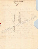 Corsi, Giovanni - Autograph Letter Signed 1851