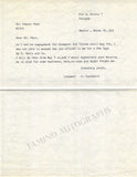 Cecchetti, Giuseppe - Set of 2 Autograph Letters Signed