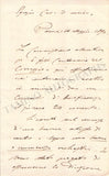 Gallignani, Giuseppe - Set of 5 Autograph Letters Signed