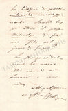 Gallignani, Giuseppe - Set of 5 Autograph Letters Signed
