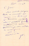 Verdi, Giuseppe - Autograph Note Signed