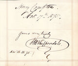 Metropolitan Opera - Inaugural Night 1883 Signatures