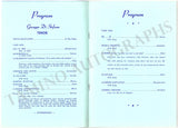 Di Stefano, Giuseppe - Signed Program Chicago 1964