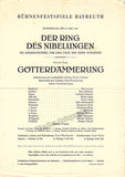 Die Gotterdammerung - Bayreuth Playbill + Ticket Stub 1941