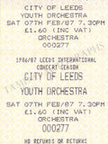 Leeds International Concert Season - Lot of 25 Signed Programs 1983-1987