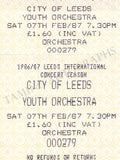 Leeds International Concert Season - Lot of 25 Signed Programs 1983-1987