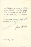 Adler, Guido - Set of 2 Autograph Letters Signed 1891 & 1912