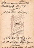 Holzel, Gustav - Signed Cabinet Photograph 1874