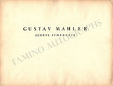 Mahler, Gustav - 10th Symphony Facsimile Manuscript