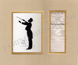 Mahler, Gustav - Met Opera Clip 1909 & Caricature Print