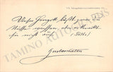 Walter, Gustav - Signed Card