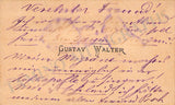 Walter, Gustav - Signed Card