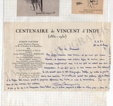 Samazeuilh, Gustave - Set of 2 Autograph Letters Signed