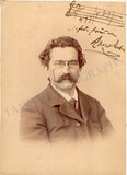 Huber, Hans - Signed Photograph with Music Quote