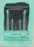 Knappertsbusch, Hans - Lot of 24 Programs