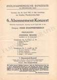Knappertsbusch, Hans - Lot of 24 Programs