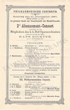 Richter, Hans - Set of 17 Concert Programs Vienna 1892-1898