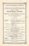 Richter, Hans - Set of 17 Concert Programs Vienna 1892-1898
