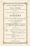 Richter, Hans - Set of 17 Concert Programs Vienna 1892-1898