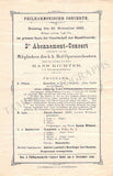 Richter, Hans - Set of 17 Concert Programs Vienna 1892-1898