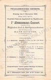 Richter, Hans - Set of 17 Concert Programs Vienna 1892-1898
