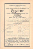 Richter, Hans - Set of 17 Concert Programs Vienna 1892-1898