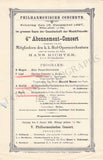 Richter, Hans - Set of 17 Concert Programs Vienna 1892-1898