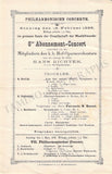 Richter, Hans - Set of 17 Concert Programs Vienna 1892-1898