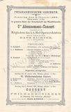 Richter, Hans - Set of 17 Concert Programs Vienna 1892-1898