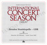 Leeds International Concert Season - Lot of 25 Signed Programs 1983-1987