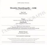 Leeds International Concert Season - Lot of 25 Signed Programs 1983-1987