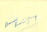 Kreutzberg, Harald - Signed Album Page 1951 & Signed Photo