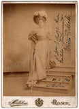 Darclee, Hariclea - Signed Cabinet Photo 1900 as Tosca