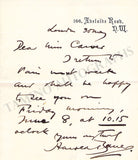 Bauer, Harold - Autograph Note Signed