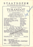 Roswaenge, Helge - Set of 3 Signed Opera Programs Vienna 1949
