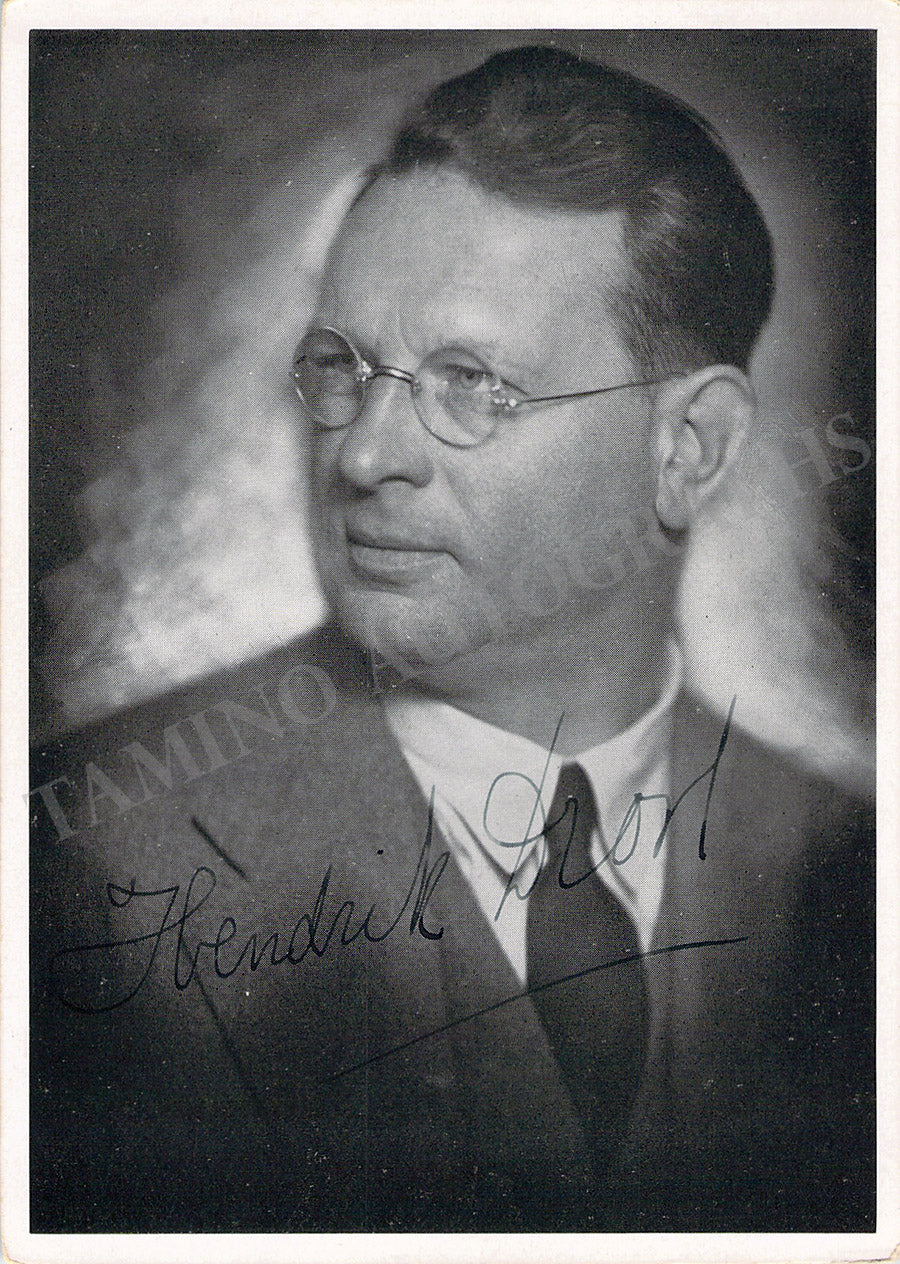 DROST, Hendrik Tamino Autographs