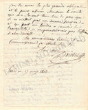 Derivis, Henri-Etienne - Autograph Letter Signed 1813