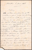De Ruolz, Henri C. - Autograph Letter Signed 1866