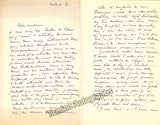 Duparc, Henri - Autograph Letter Signed