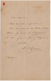 Ravina, Jean-Henri - Set of 4 Autograph Letters Signed