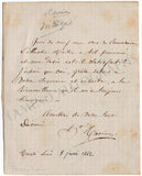 Ravina, Jean-Henri - Set of 4 Autograph Letters Signed