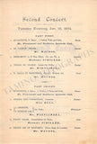 Wieniawski, Henryk - Maurel, Victor - Concert Program Boston 1874