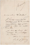 De Saint-Georges, Henri - Set of 4 Autograph Letters Signed